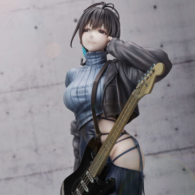 Juroku Illustration PVC Statue Guitar Meimei Backless Dress 26cm - Scale Statue - Sentinel - Hobby Figures UK