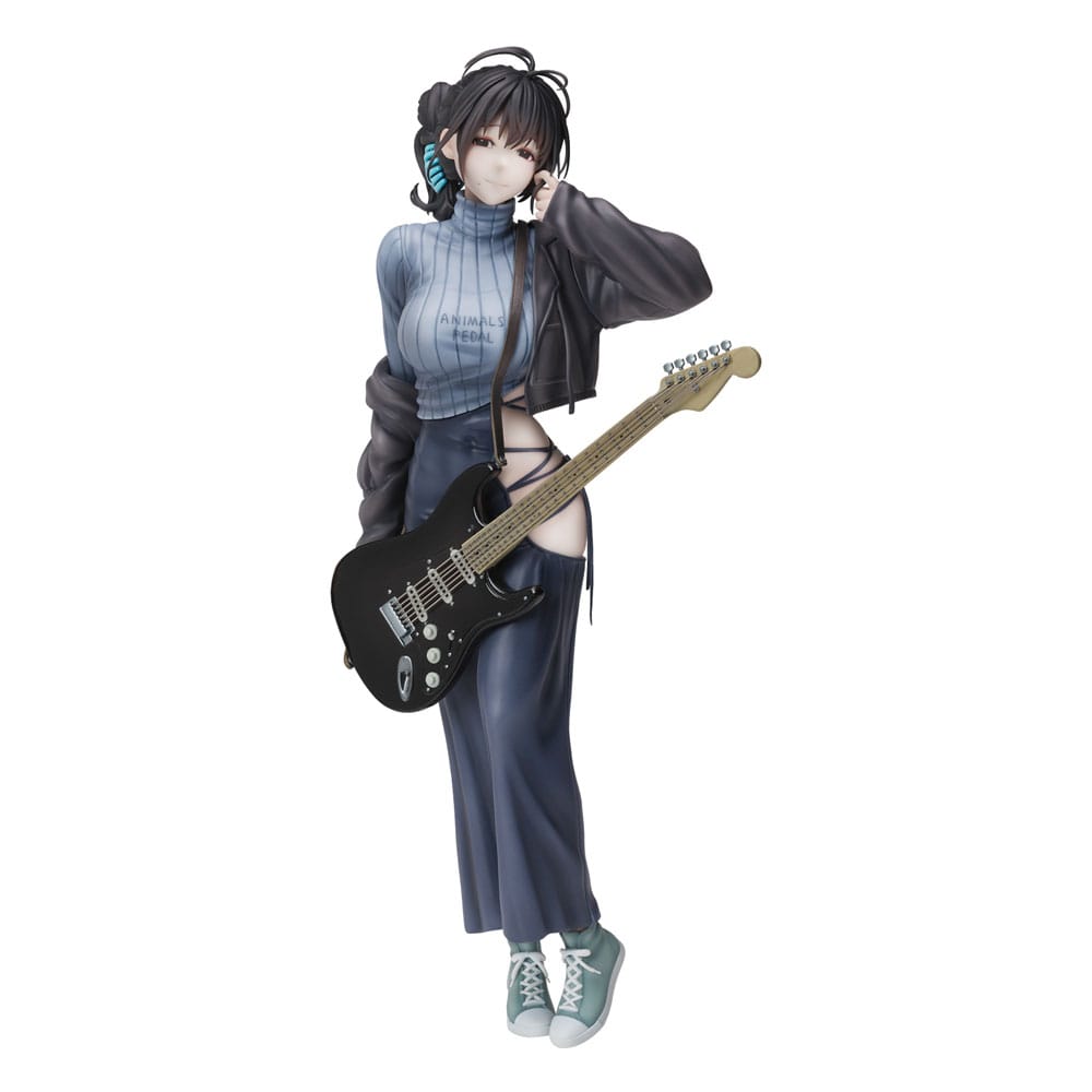 Juroku Illustration PVC Statue Guitar Meimei Backless Dress 26cm - Scale Statue - Sentinel - Hobby Figures UK