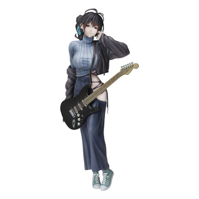 Juroku Illustration PVC Statue Guitar Meimei Backless Dress 26cm - Scale Statue - Sentinel - Hobby Figures UK