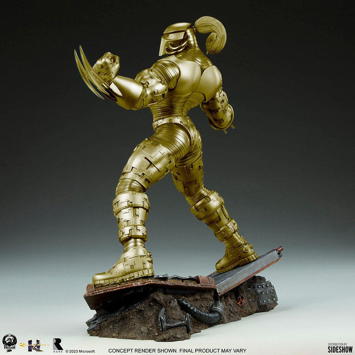 Killer Instinct Statue 1/4 Fulgore: Gold Variant 51cm – Hobby Figures