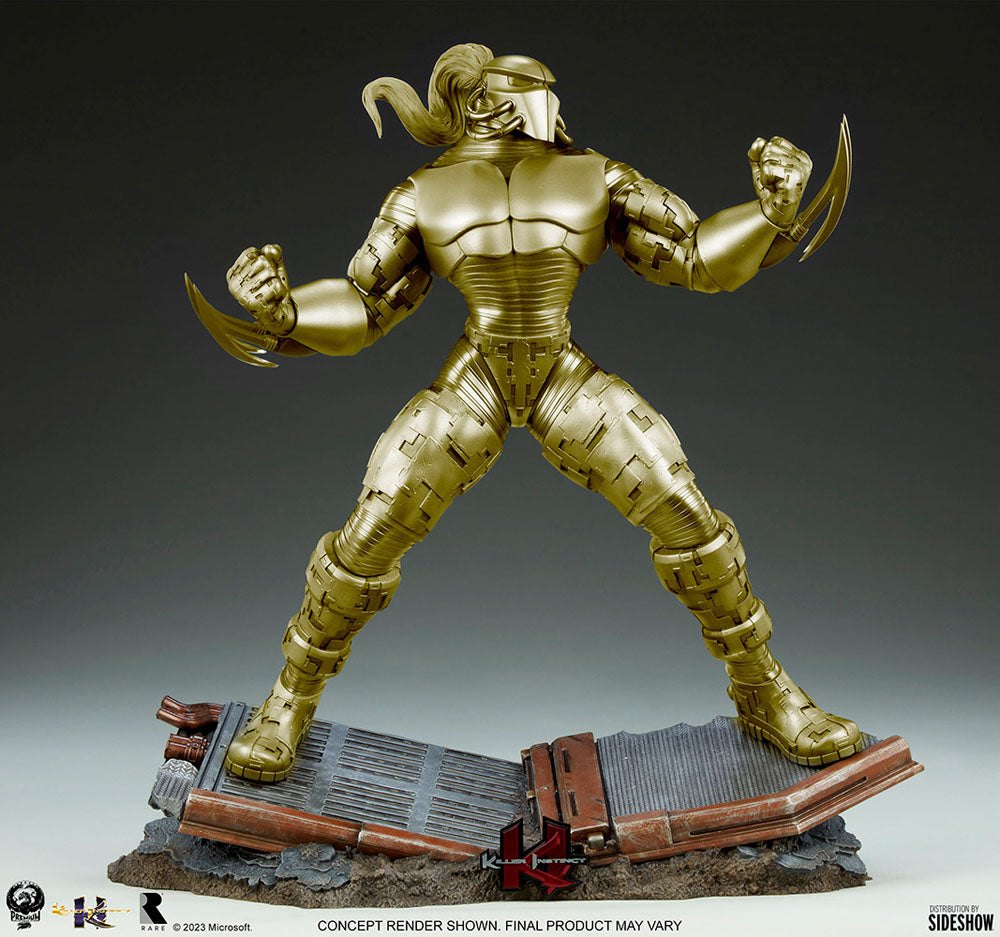 Killer Instinct Statue 1/4 Fulgore: Gold Variant 51cm – Hobby Figures