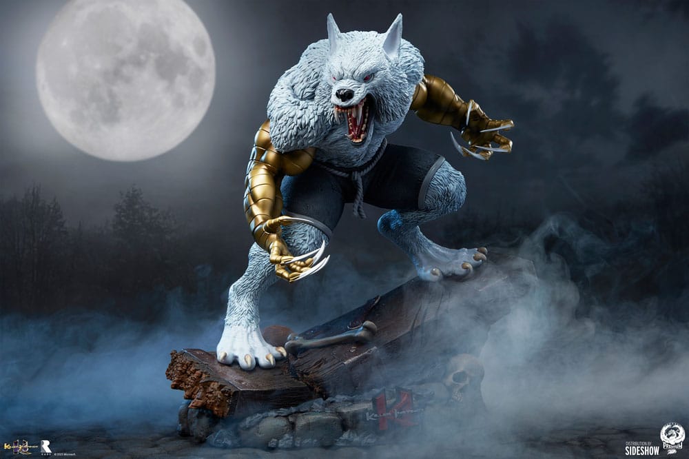 Killer Instinct Statue 1/4 Sabrewulf (White Wolf) 44cm - Hobby Figures
