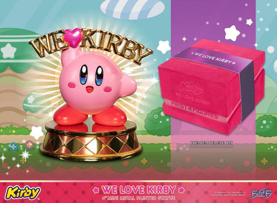 Kirby DieCast Statue We Love Kirby 10cm - Scale Statue - First 4 Figures - Hobby Figures UK
