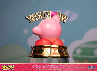 Kirby DieCast Statue We Love Kirby 10cm - Scale Statue - First 4 Figures - Hobby Figures UK