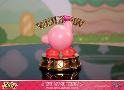 Kirby DieCast Statue We Love Kirby 10cm - Scale Statue - First 4 Figures - Hobby Figures UK