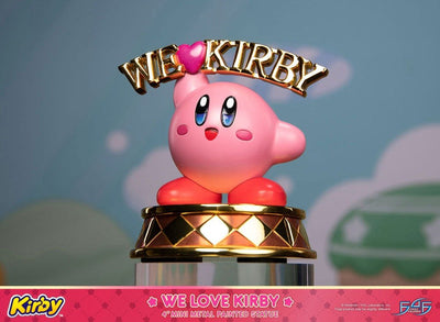 Kirby DieCast Statue We Love Kirby 10cm - Scale Statue - First 4 Figures - Hobby Figures UK