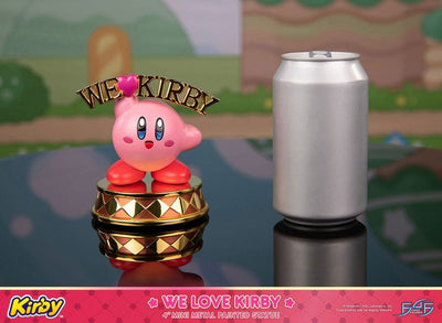 Kirby DieCast Statue We Love Kirby 10cm - Scale Statue - First 4 Figures - Hobby Figures UK