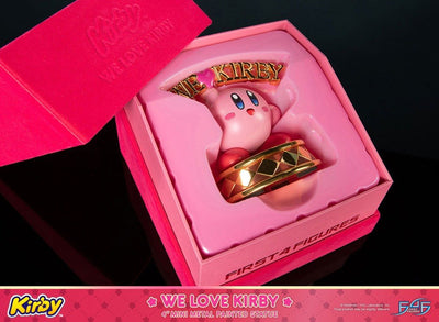 Kirby DieCast Statue We Love Kirby 10cm - Scale Statue - First 4 Figures - Hobby Figures UK