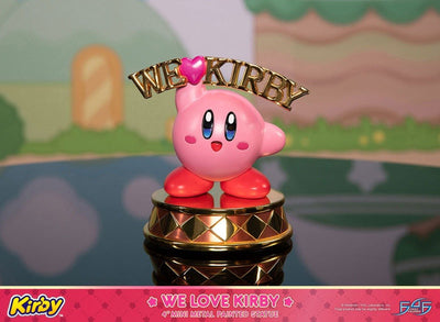 Kirby DieCast Statue We Love Kirby 10cm - Scale Statue - First 4 Figures - Hobby Figures UK