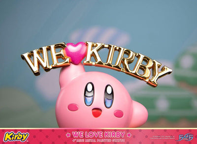 Kirby DieCast Statue We Love Kirby 10cm - Scale Statue - First 4 Figures - Hobby Figures UK