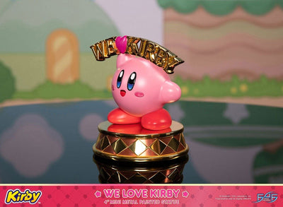Kirby DieCast Statue We Love Kirby 10cm - Scale Statue - First 4 Figures - Hobby Figures UK