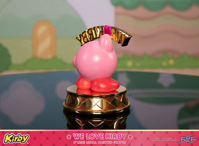 Kirby DieCast Statue We Love Kirby 10cm - Scale Statue - First 4 Figures - Hobby Figures UK