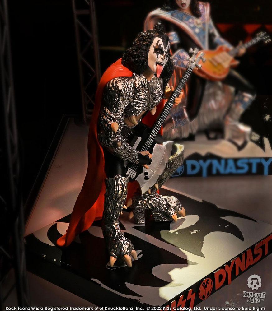 Kiss Rock Iconz Statue 1/9 The Demon (Dynasty) 21cm - Scale Statue - Knucklebonz - Hobby Figures UK