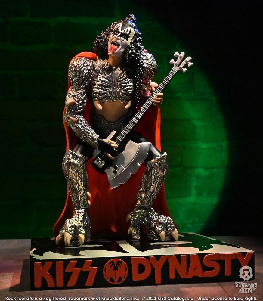 Kiss Rock Iconz Statue 1/9 The Demon (Dynasty) 21cm - Scale Statue - Knucklebonz - Hobby Figures UK