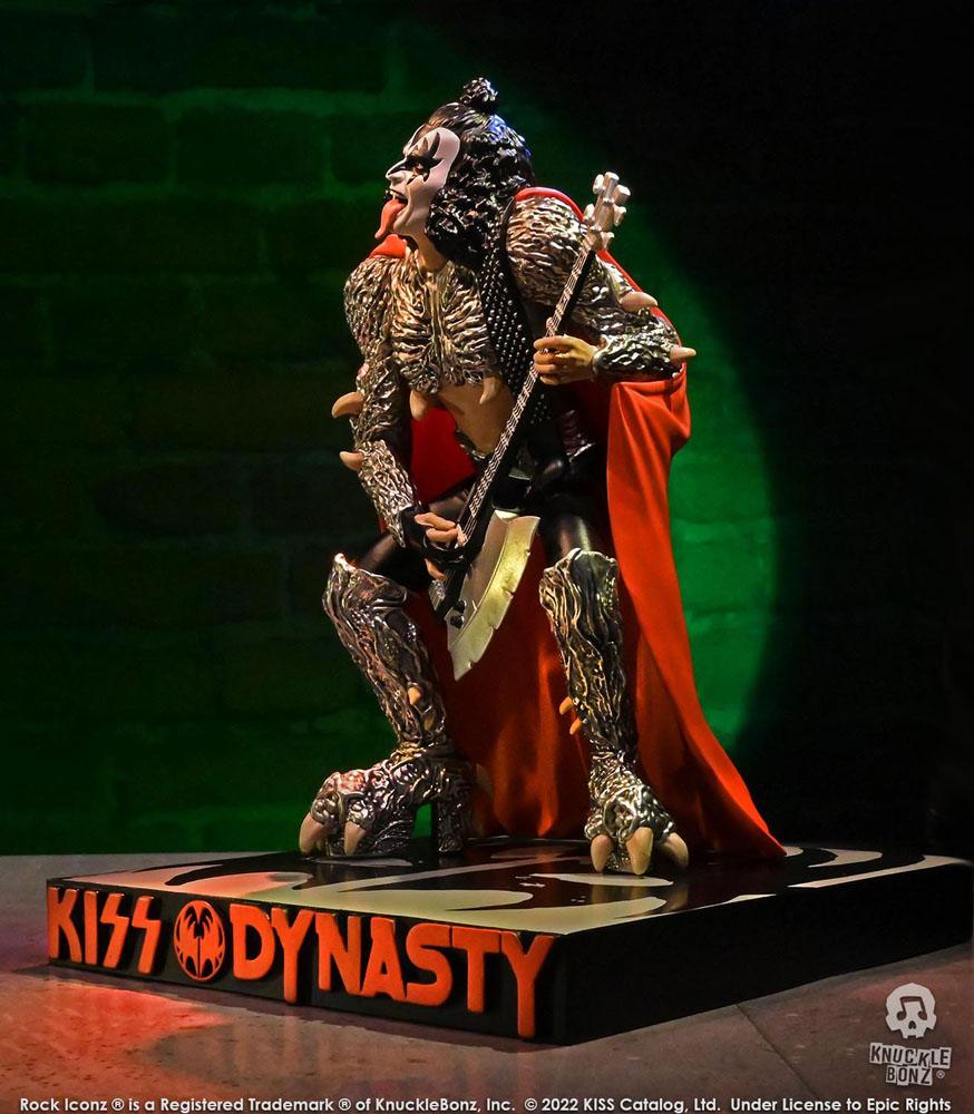 Kiss Rock Iconz Statue 1/9 The Demon (Dynasty) 21cm - Scale Statue - Knucklebonz - Hobby Figures UK