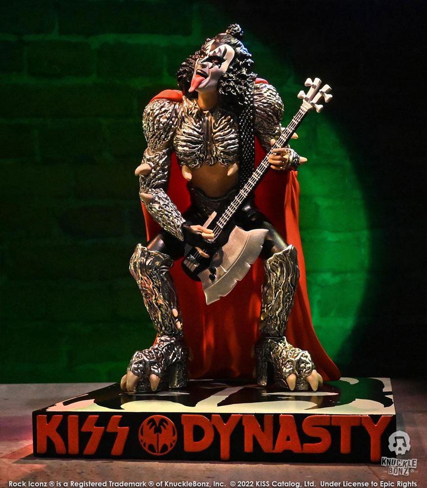 Kiss Rock Iconz Statue 1/9 The Demon (Dynasty) 21cm - Scale Statue - Knucklebonz - Hobby Figures UK
