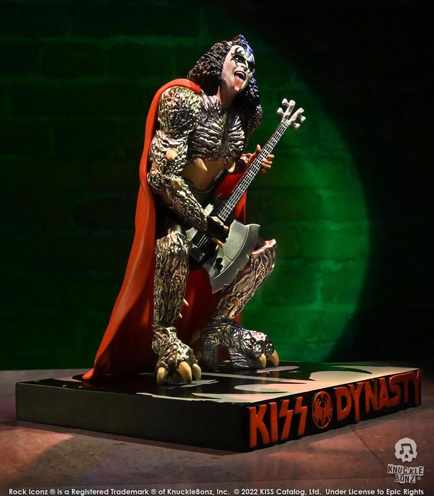 Kiss Rock Iconz Statue 1/9 The Demon (Dynasty) 21cm - Scale Statue - Knucklebonz - Hobby Figures UK