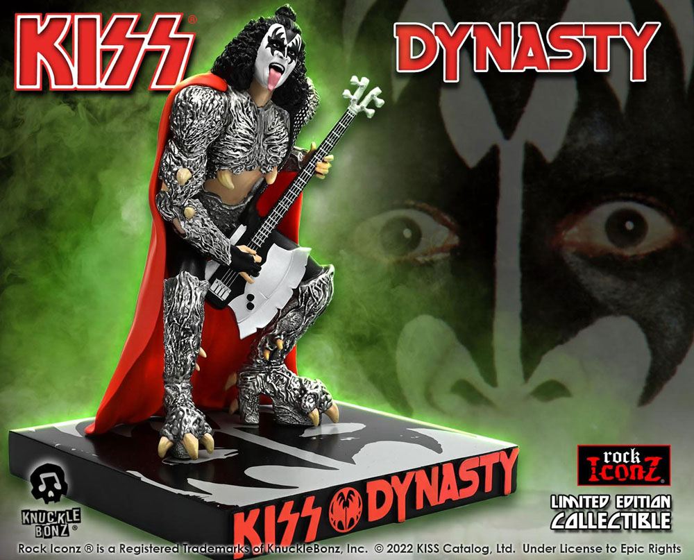 Kiss Rock Iconz Statue 1/9 The Demon (Dynasty) 21cm - Scale Statue - Knucklebonz - Hobby Figures UK