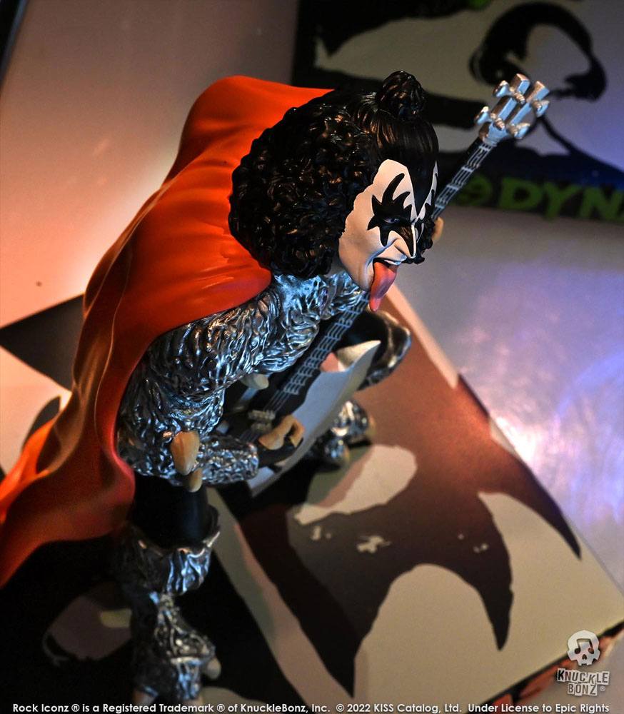 Kiss Rock Iconz Statue 1/9 The Demon (Dynasty) 21cm - Scale Statue - Knucklebonz - Hobby Figures UK
