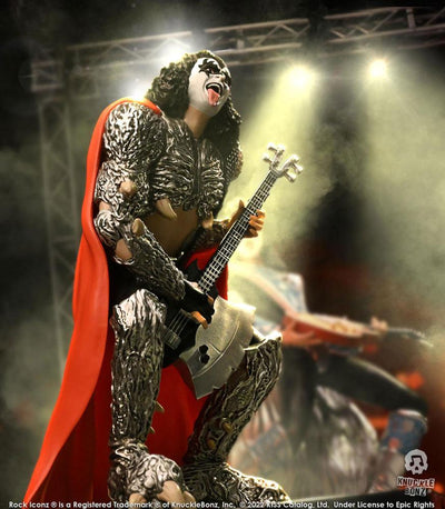 Kiss Rock Iconz Statue 1/9 The Demon (Dynasty) 21cm - Scale Statue - Knucklebonz - Hobby Figures UK