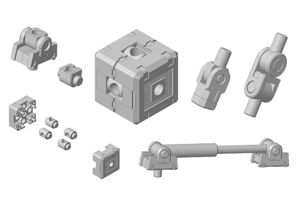Kotobukiya M.S.G. Model Kit Accessory Set Mecha Supply05 Joint Set Type A 7cm