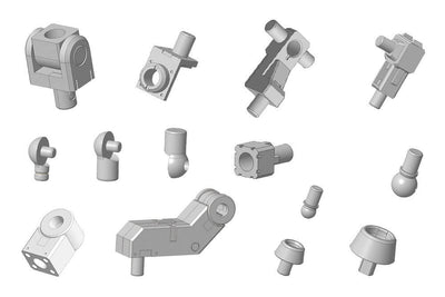 Kotobukiya M.S.G. Model Kit Accessory Set Mecha Supply06 Joint Set Type B 7cm - Action Figures - Kotobukiya - Hobby Figures UK