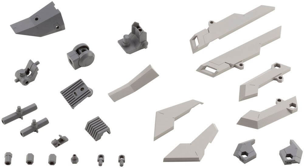 Kotobukiya M.S.G. Model Kit Accessory Set Mecha Supply 17 Expansion Armor 4cm - Model Kit - Kotobukiya - Hobby Figures UK