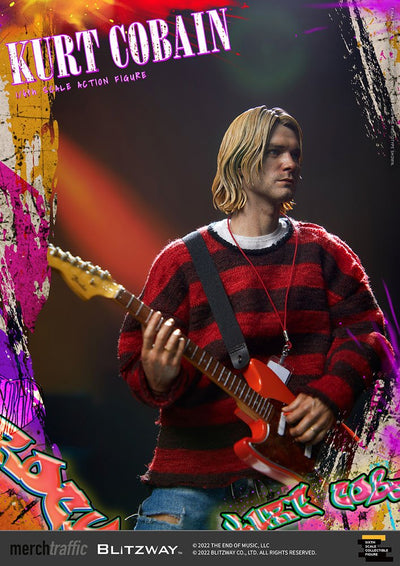 Kurt Cobain Action Figure 1/6 On Stage 32cm - Action Figures - Blitzway - Hobby Figures UK