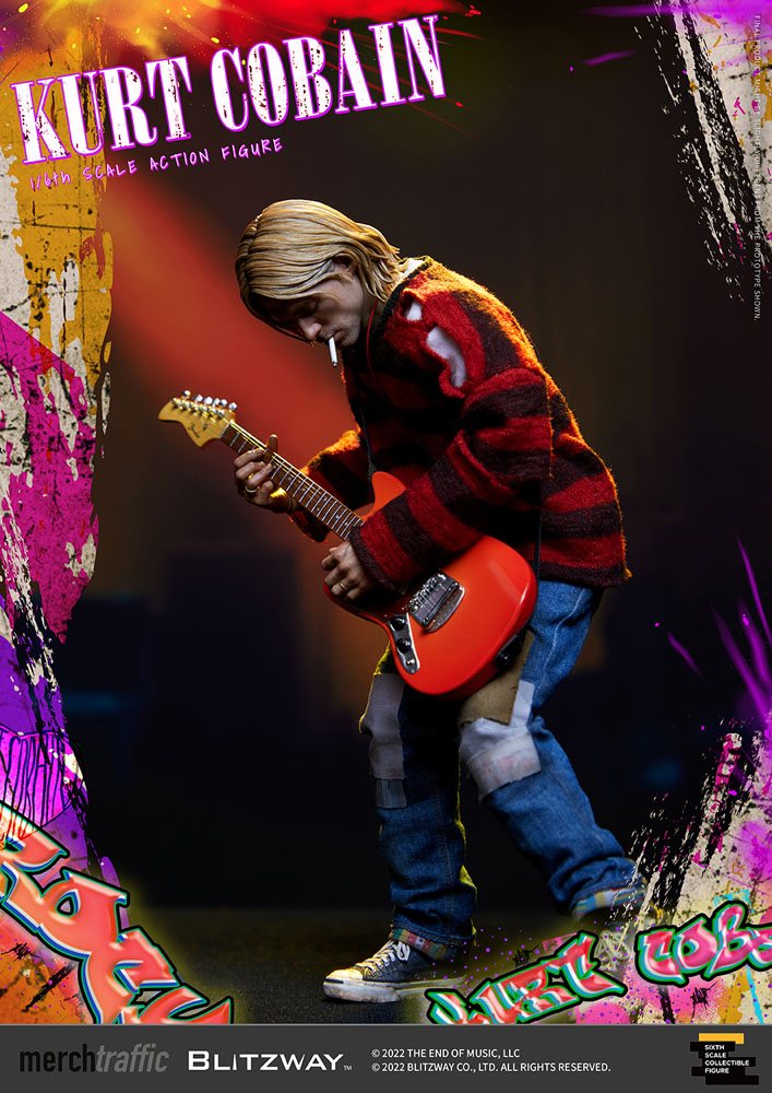 Kurt Cobain Action Figure 1/6 On Stage 32cm - Action Figures - Blitzway - Hobby Figures UK