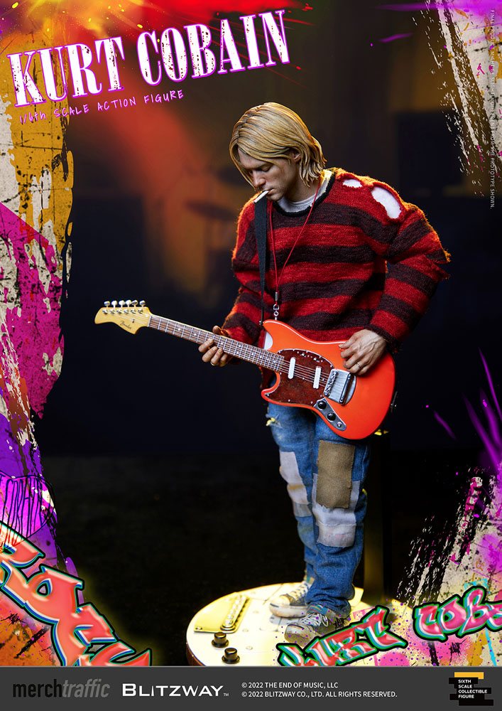 Kurt Cobain Action Figure 1/6 On Stage 32cm - Action Figures - Blitzway - Hobby Figures UK