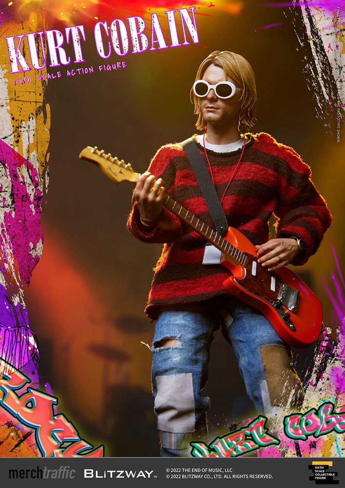 Kurt Cobain Action Figure 1/6 On Stage 32cm - Action Figures - Blitzway - Hobby Figures UK