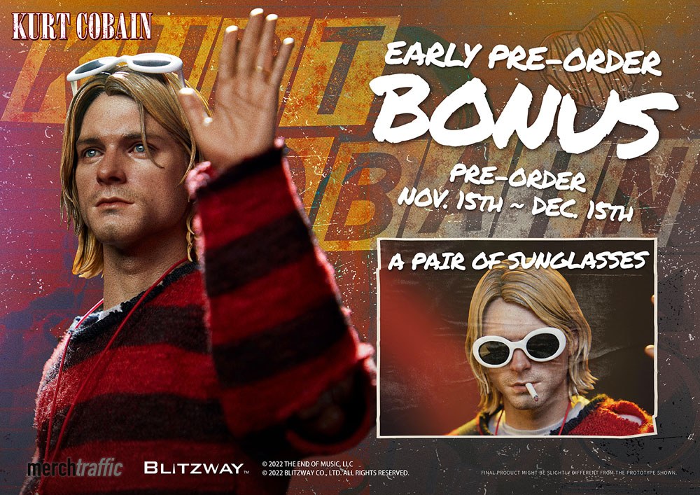Kurt Cobain Action Figure 1/6 On Stage 32cm - Action Figures - Blitzway - Hobby Figures UK
