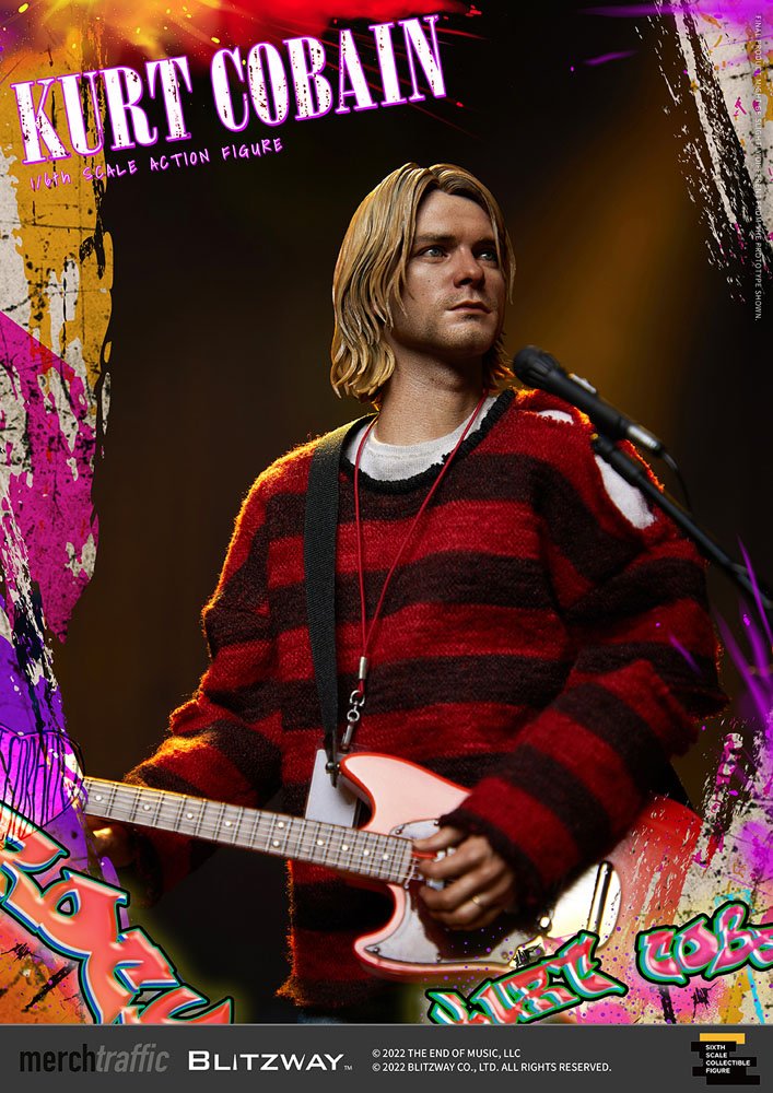 Kurt Cobain Action Figure 1/6 On Stage 32cm - Action Figures - Blitzway - Hobby Figures UK