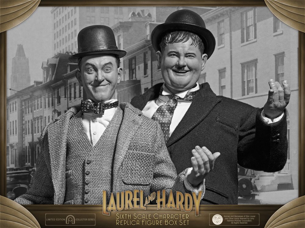Laurel & Hardy Action Figure 2-Pack 1/6 Classic Suits Limited Edition 30-33cm - Action Figures - BIG Chief Studios - Hobby Figures UK