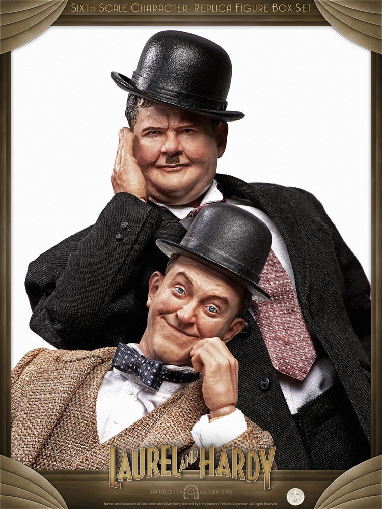 Laurel & Hardy Action Figure 2-Pack 1/6 Classic Suits Limited Edition 30-33cm - Action Figures - BIG Chief Studios - Hobby Figures UK