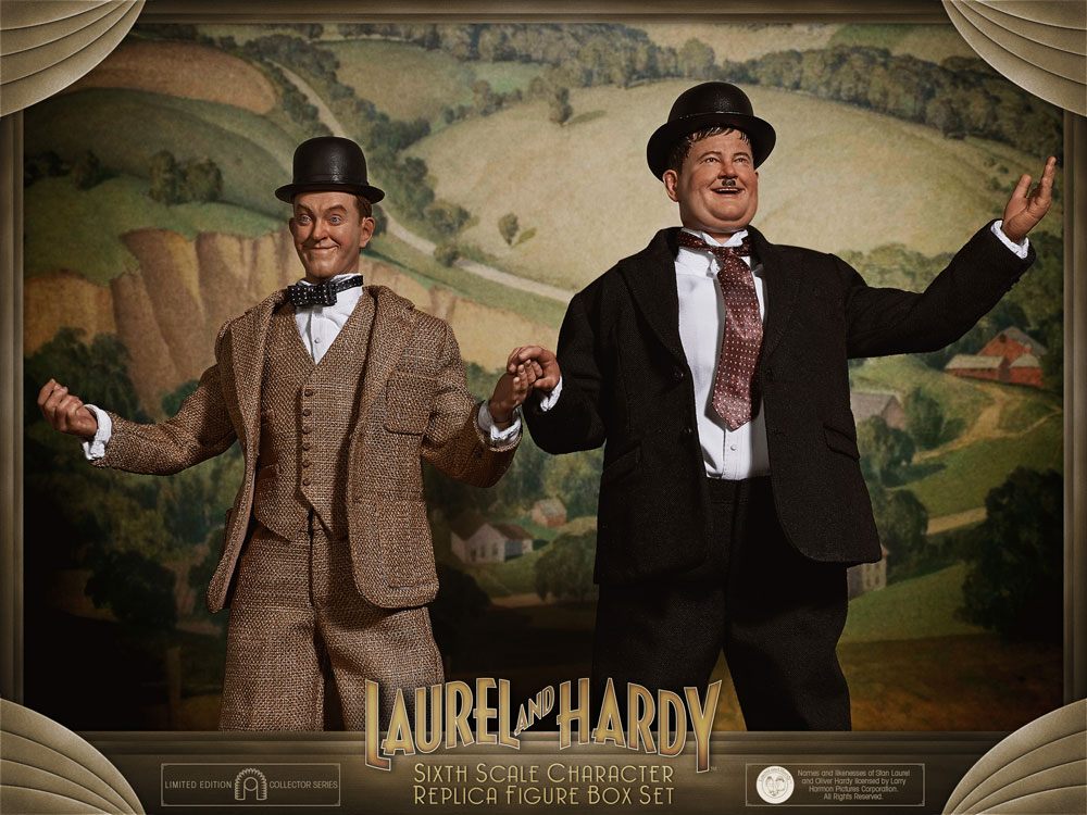 Laurel & Hardy Action Figure 2-Pack 1/6 Classic Suits Limited Edition 30-33cm - Action Figures - BIG Chief Studios - Hobby Figures UK