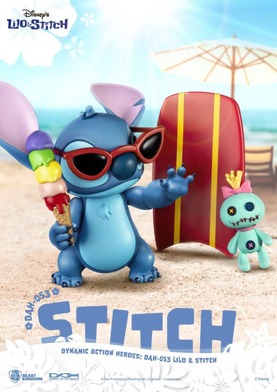Lilo & Stitch Dynamic 8ction Heroes Action Figure 1/9 Stitch 18cm - Action Figures - Beast Kingdom Toys - Hobby Figures UK