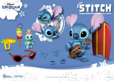Lilo & Stitch Dynamic 8ction Heroes Action Figure 1/9 Stitch 18cm - Action Figures - Beast Kingdom Toys - Hobby Figures UK