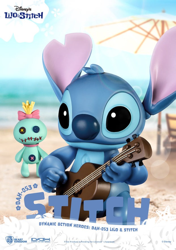 Lilo & Stitch Dynamic 8ction Heroes Action Figure 1/9 Stitch 18cm - Action Figures - Beast Kingdom Toys - Hobby Figures UK