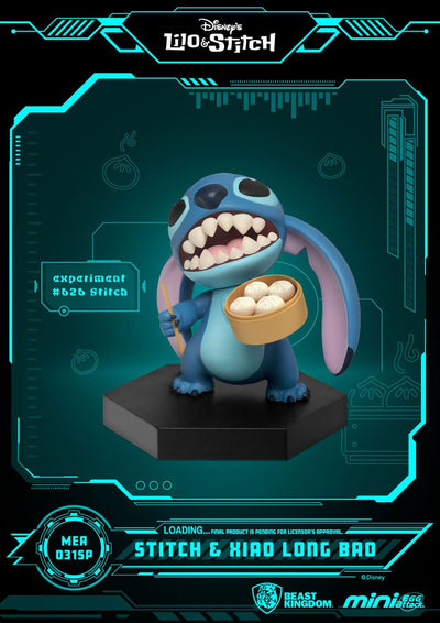 Lilo & Stitch Mini Egg Attack Figures 2-Pack Stitch Series Asian Cuisine 8cm - Mini Figures - Beast Kingdom Toys - Hobby Figures UK