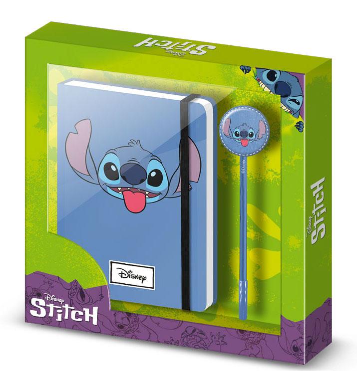 Lilo & Stitch Notebook with Pen Gift Set Stitch Face - Apparel & Accessories - Karactermania - Hobby Figures UK
