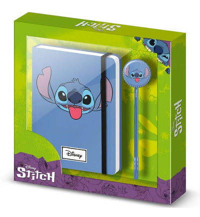 Lilo & Stitch Notebook with Pen Gift Set Stitch Face - Apparel & Accessories - Karactermania - Hobby Figures UK