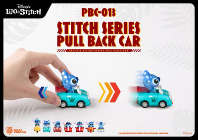 Lilo & Stitch Pull Back Cars Blind Box 6-Pack - Action Figures - Beast Kingdom Toys - Hobby Figures UK