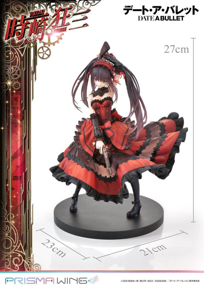 Date A Live Fragment: Date A Bullet Prisma Wing PVC Statue 1/7 Kurumi Tokisaki 27cm - Scale Statue - Prime 1 Studio - Hobby Figures UK