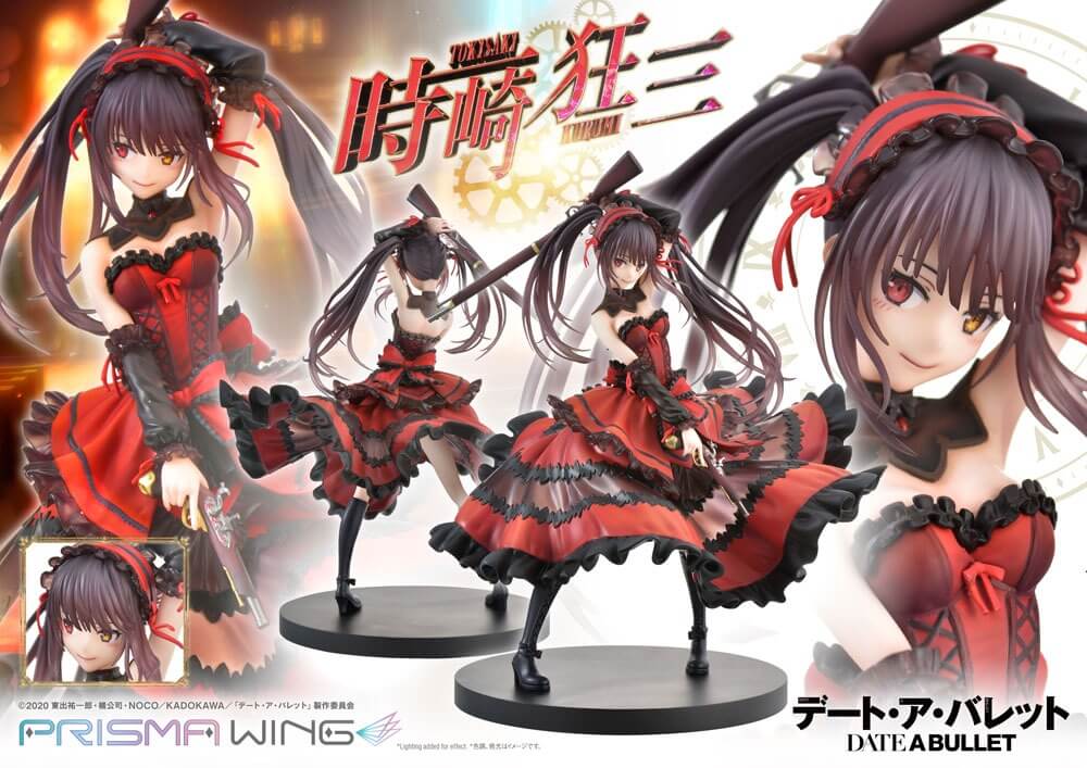 Date A Live Fragment: Date A Bullet Prisma Wing PVC Statue 1/7 Kurumi Tokisaki 27cm - Scale Statue - Prime 1 Studio - Hobby Figures UK