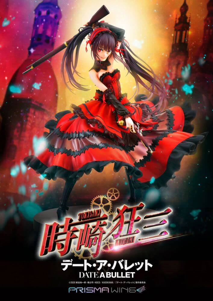 Date A Live Fragment: Date A Bullet Prisma Wing PVC Statue 1/7 Kurumi Tokisaki 27cm - Scale Statue - Prime 1 Studio - Hobby Figures UK