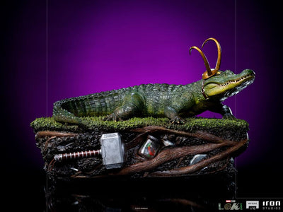 Loki Art Scale Statue 1/10 Alligator 15cm - Scale Statue - Iron Studios - Hobby Figures UK