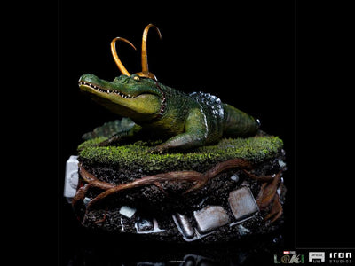 Loki Art Scale Statue 1/10 Alligator 15cm - Scale Statue - Iron Studios - Hobby Figures UK