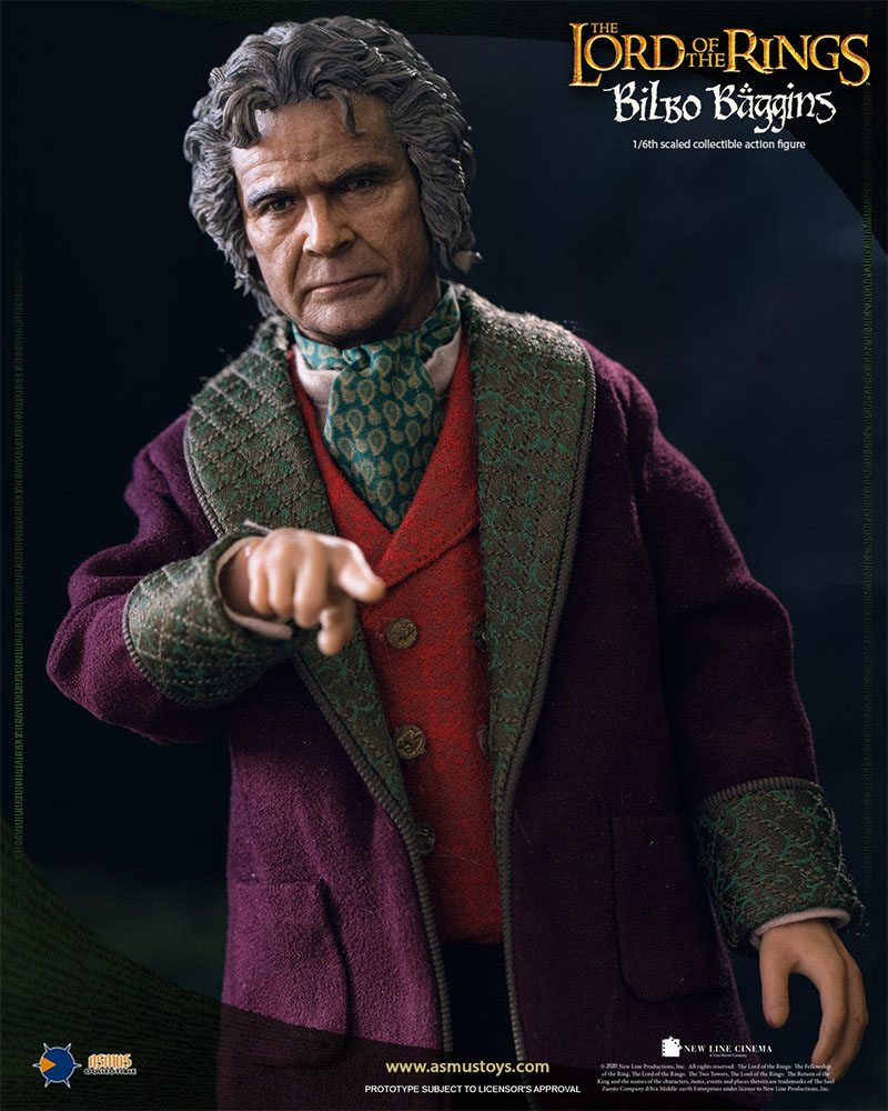 Lord of the Rings Action Figure 1/6 Bilbo Baggins 20cm - Action Figures - Asmus Collectible Toys - Hobby Figures UK