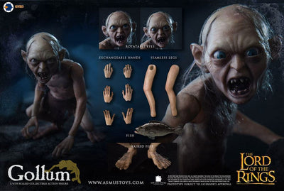 Lord of the Rings Action Figure 1/6 Gollum 19cm - Action Figures - Asmus Collectible Toys - Hobby Figures UK